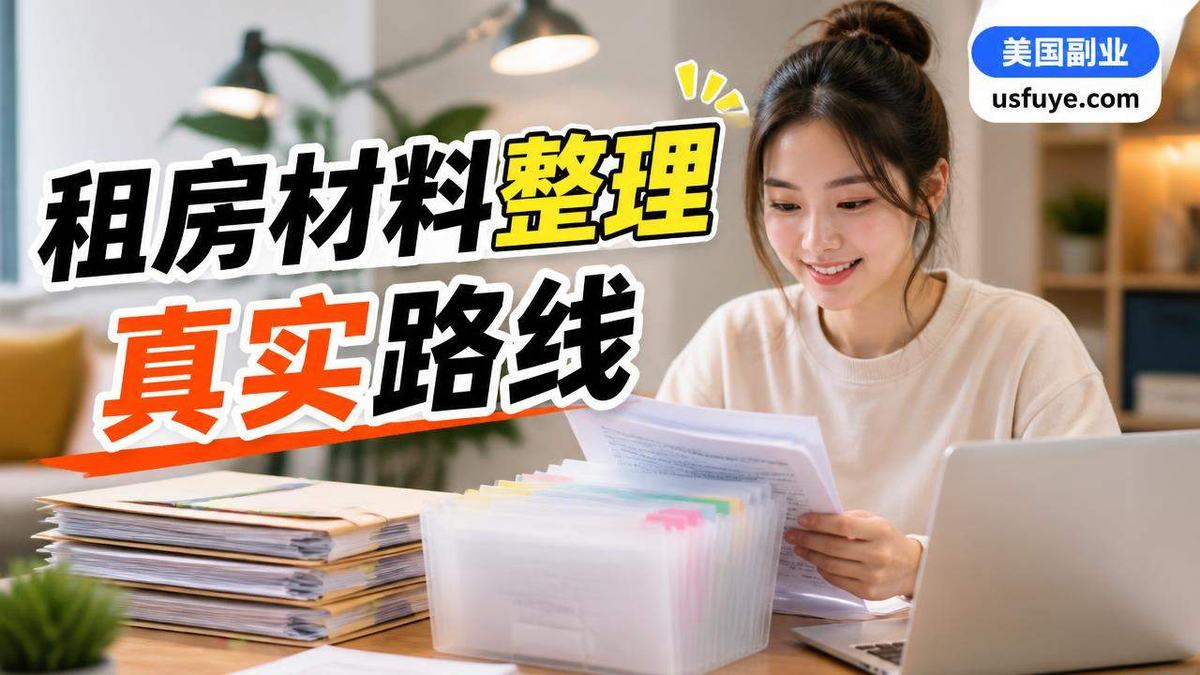 美国租房材料整理副业怎么做：从小测试开始