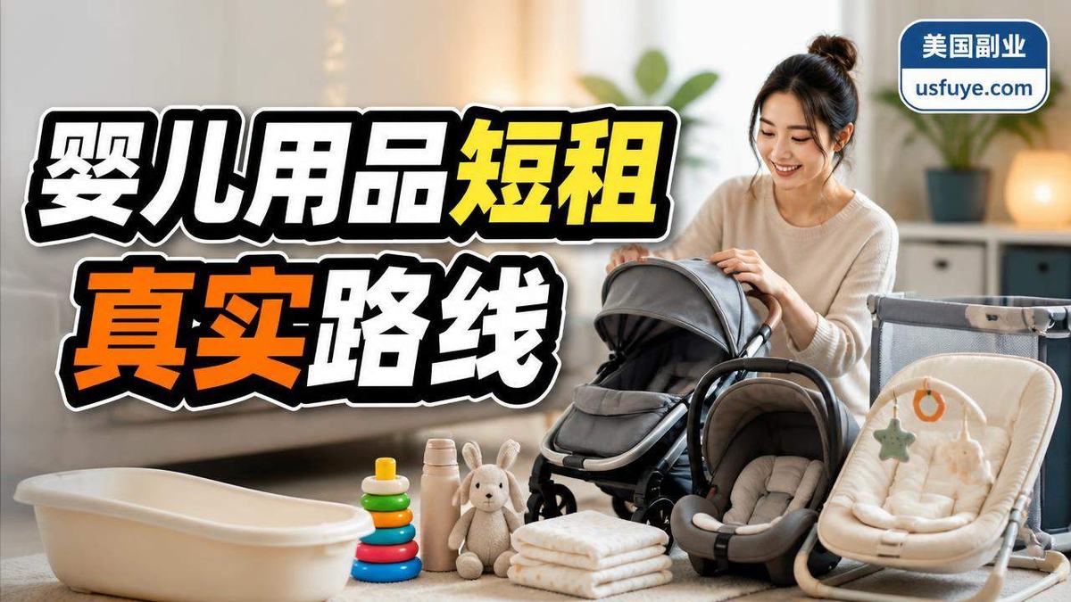 美国婴儿用品短租副业怎么做：从小测试开始