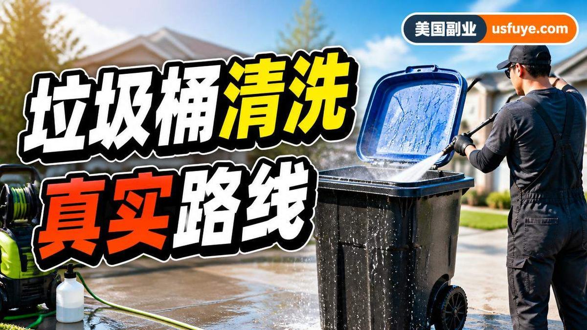 美国垃圾桶清洗副业怎么做:从小测试开始