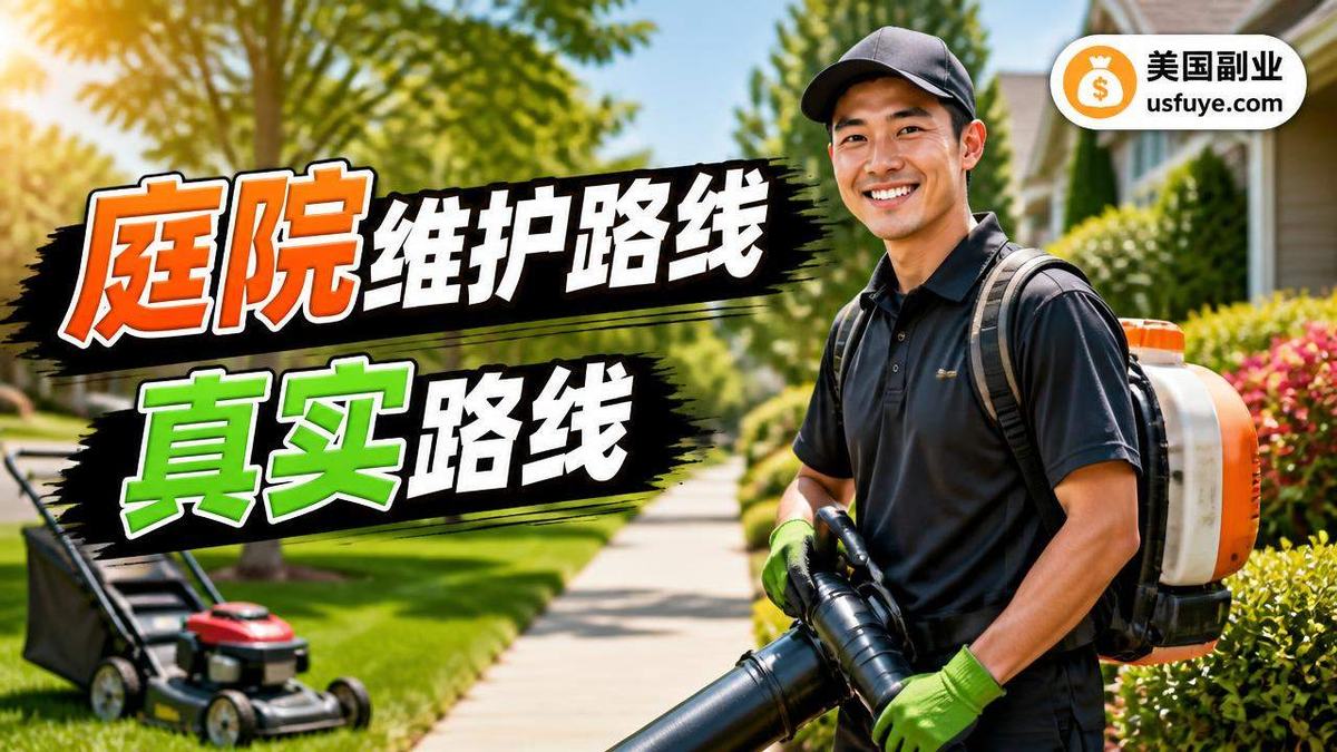 美国庭院维护路线小生意怎么开始