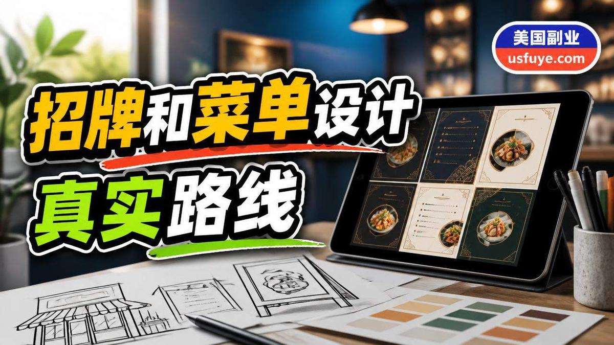 美国招牌和菜单设计小生意怎么开始