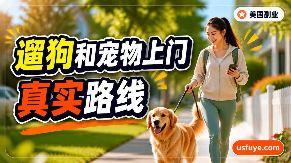 美国遛狗和宠物上门副业怎么做:从小测试开始