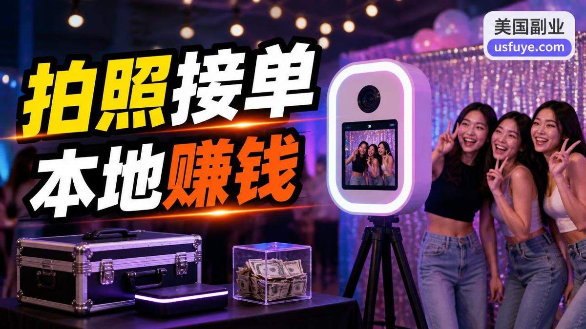 美国活动拍照亭副业怎么做:从小测试开始