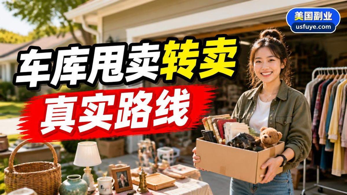 美国车库甩卖转卖副业怎么做:从小测试开始