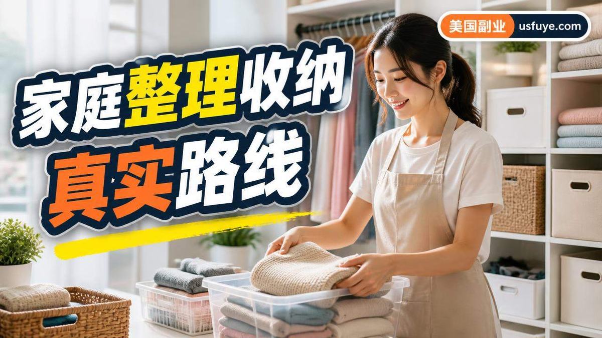 美国家庭整理收纳副业怎么做:从小测试开始