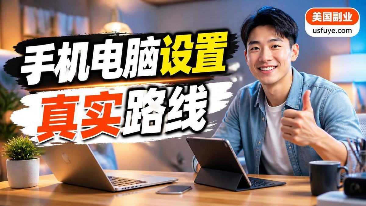 美国手机电脑设置副业怎么做:从小测试开始