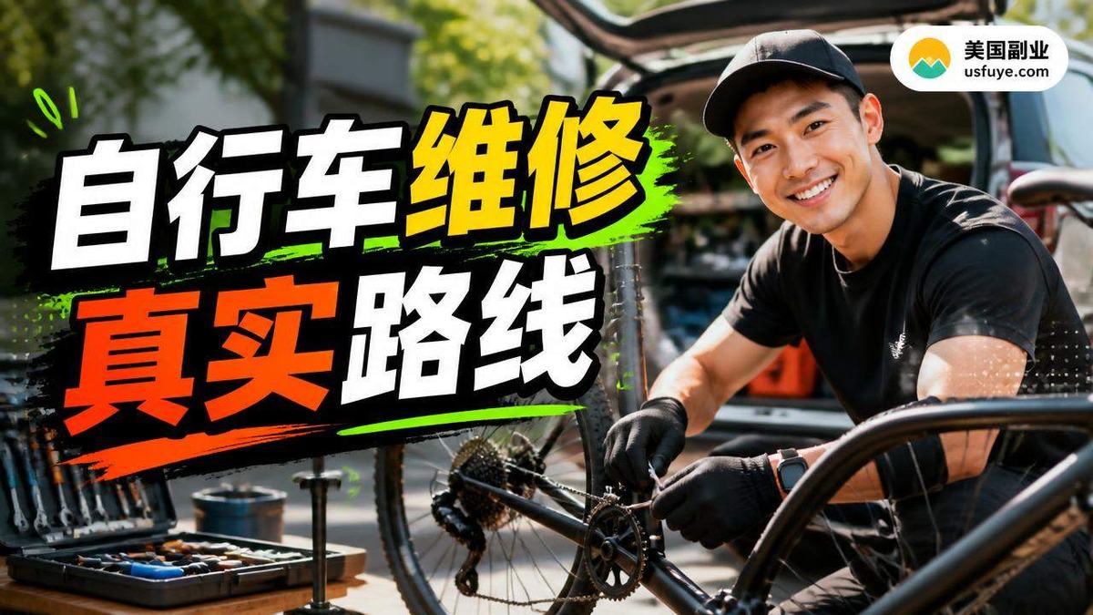 美国自行车维修副业怎么做:从小测试开始