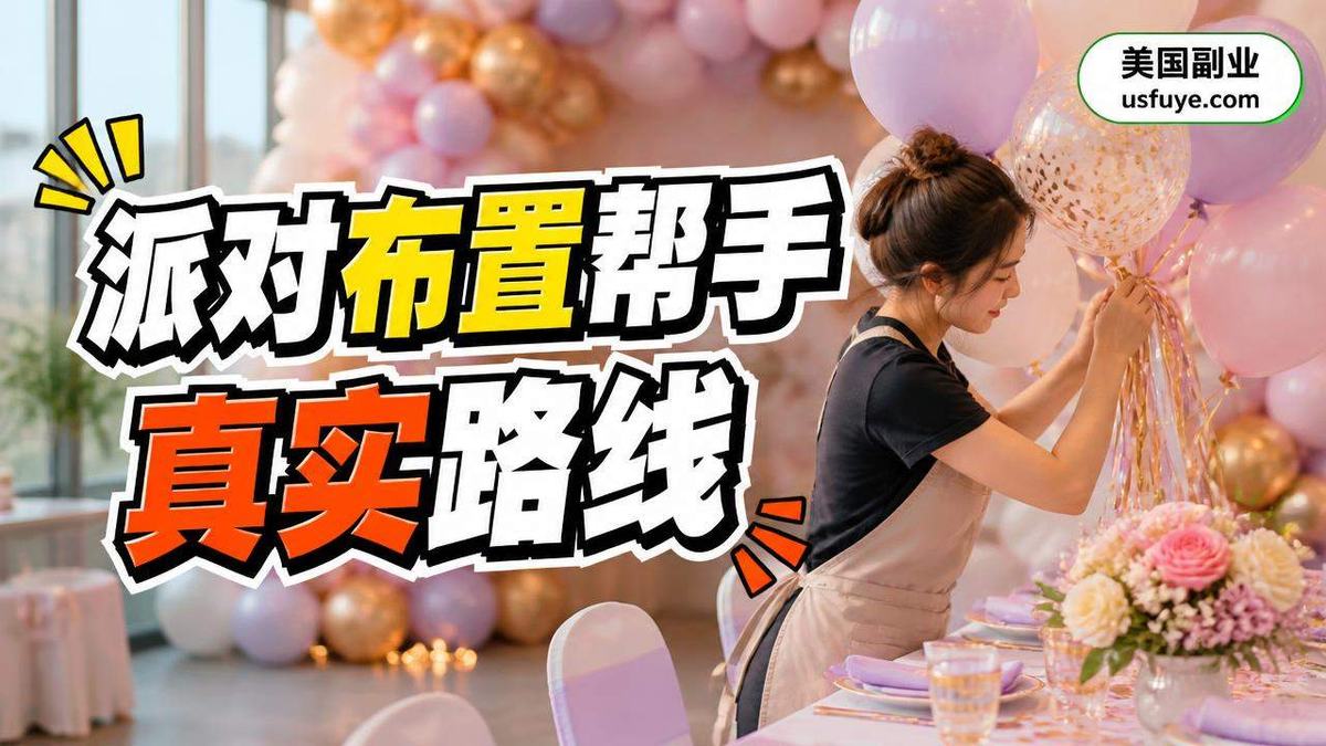 美国派对布置帮手副业怎么做:从小测试开始