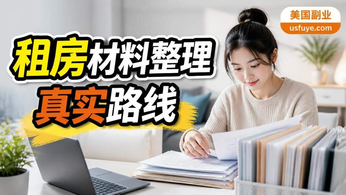 美国租房材料整理副业怎么做:从小测试开始