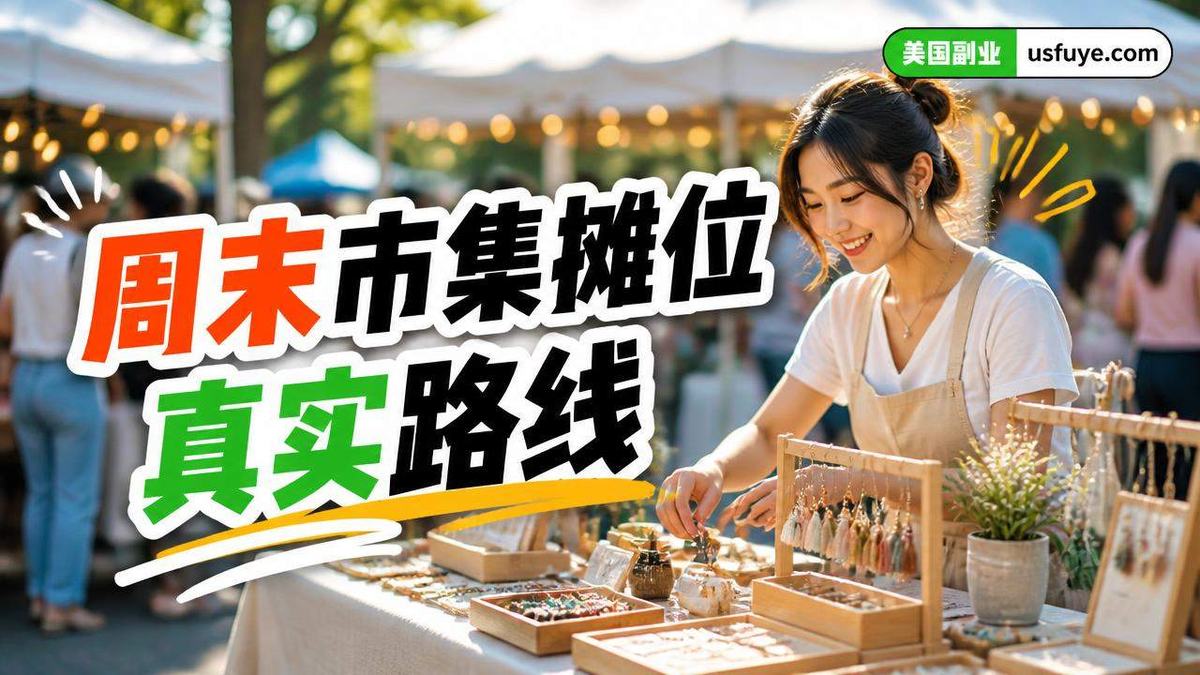 美国周末市集摊位副业怎么做:从小测试开始