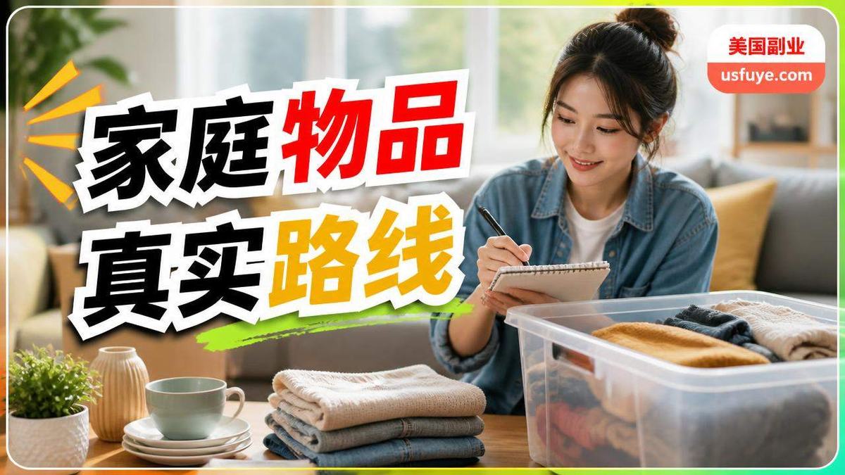 美国家庭物品清单副业怎么做:从小测试开始