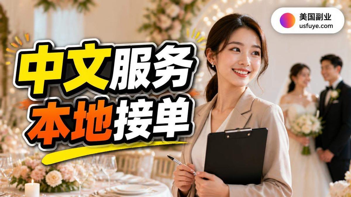美国婚礼中文协调副业怎么做:从小测试开始