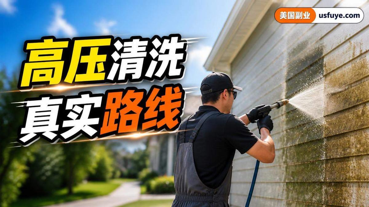 美国高压清洗副业怎么做:从小测试开始