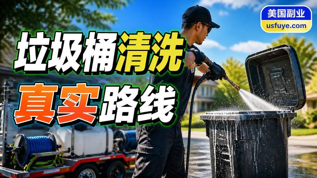 美国垃圾桶清洗副业怎么做:从小测试开始