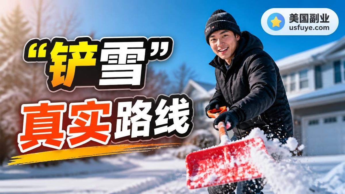 美国铲雪小生意怎么开始,第一周怎么试