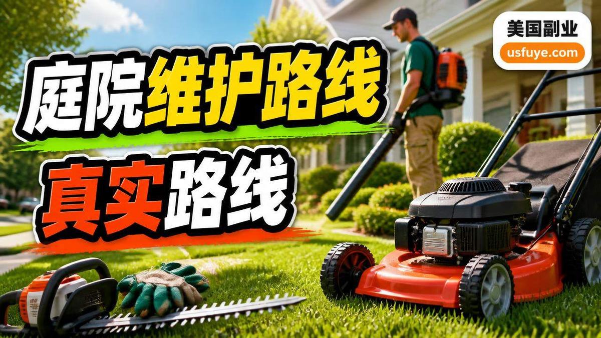 美国庭院维护路线小生意怎么开始