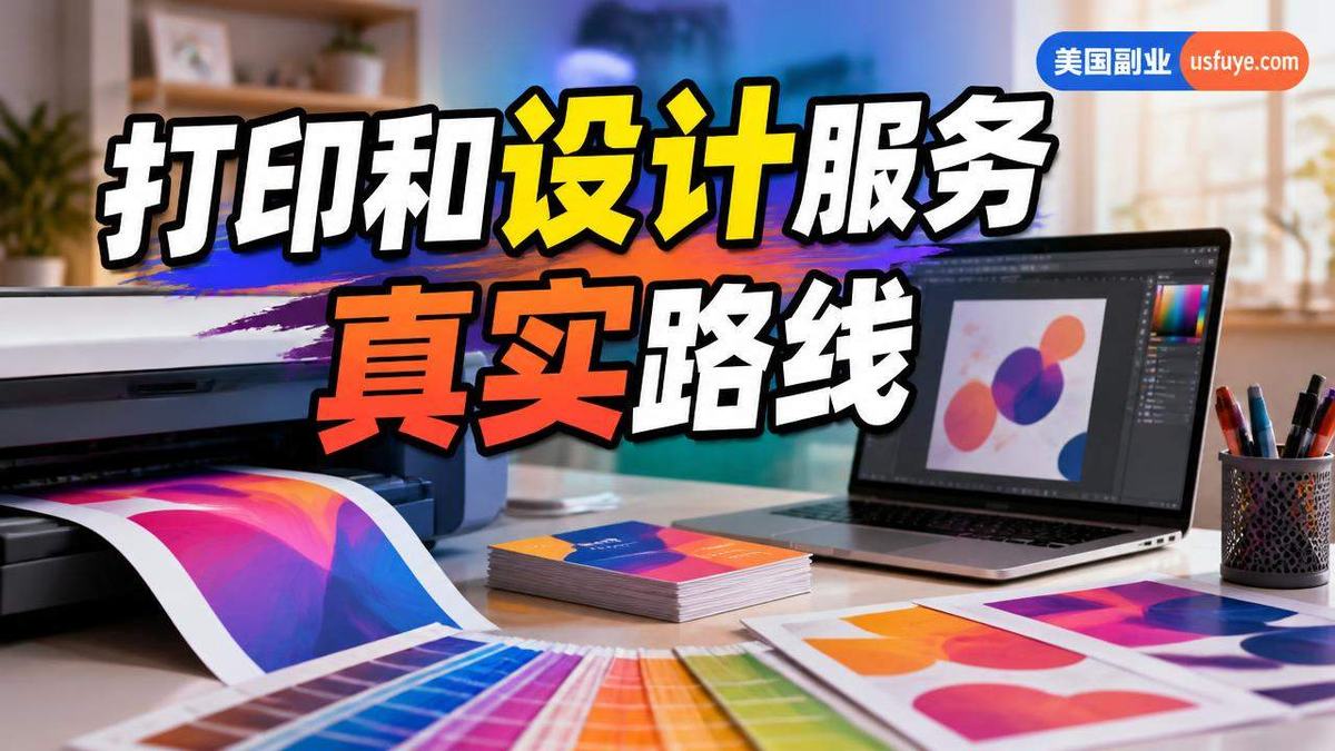 美国打印和设计服务小生意怎么开始
