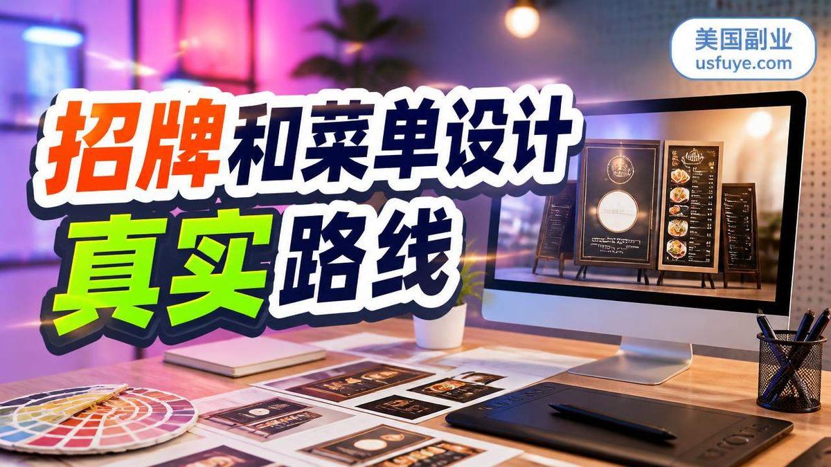 美国招牌和菜单设计小生意怎么开始