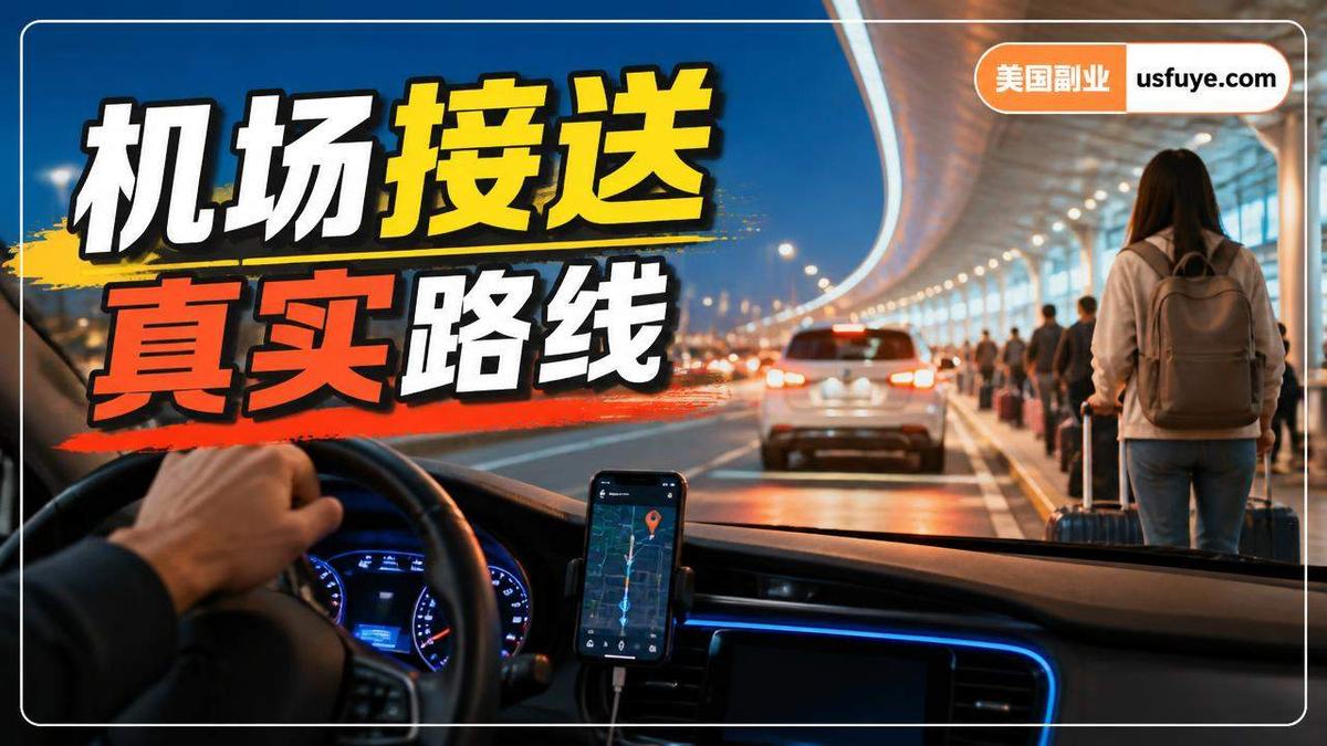 美国机场接送副业怎么做：从小测试开始