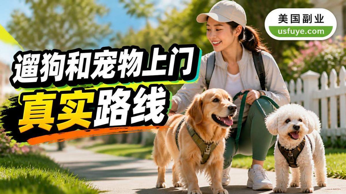 美国遛狗和宠物上门副业怎么做:从小测试开始