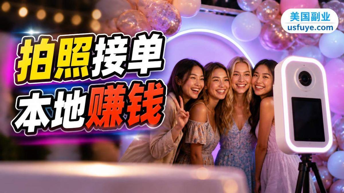 美国活动拍照亭副业怎么做：从小测试开始