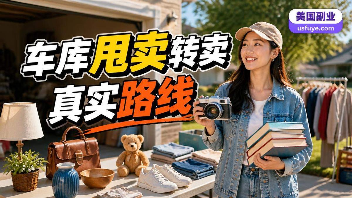 美国车库甩卖转卖副业怎么做：从小测试开始