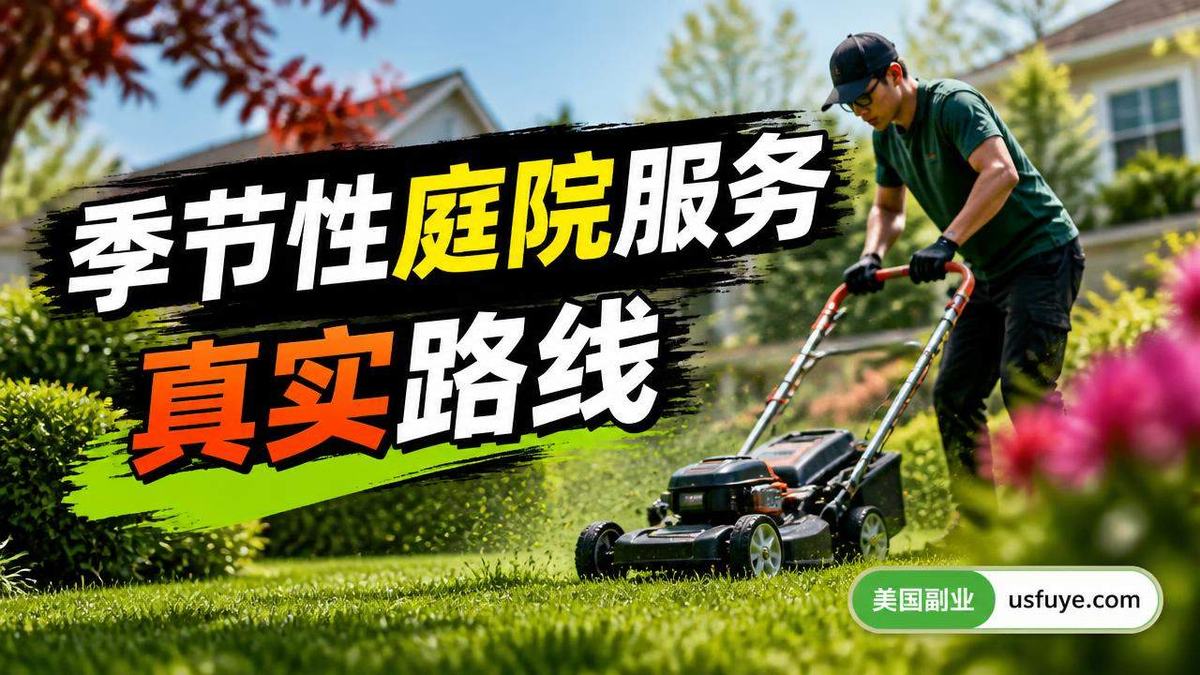 美国季节性庭院服务副业怎么做:从小测试开始