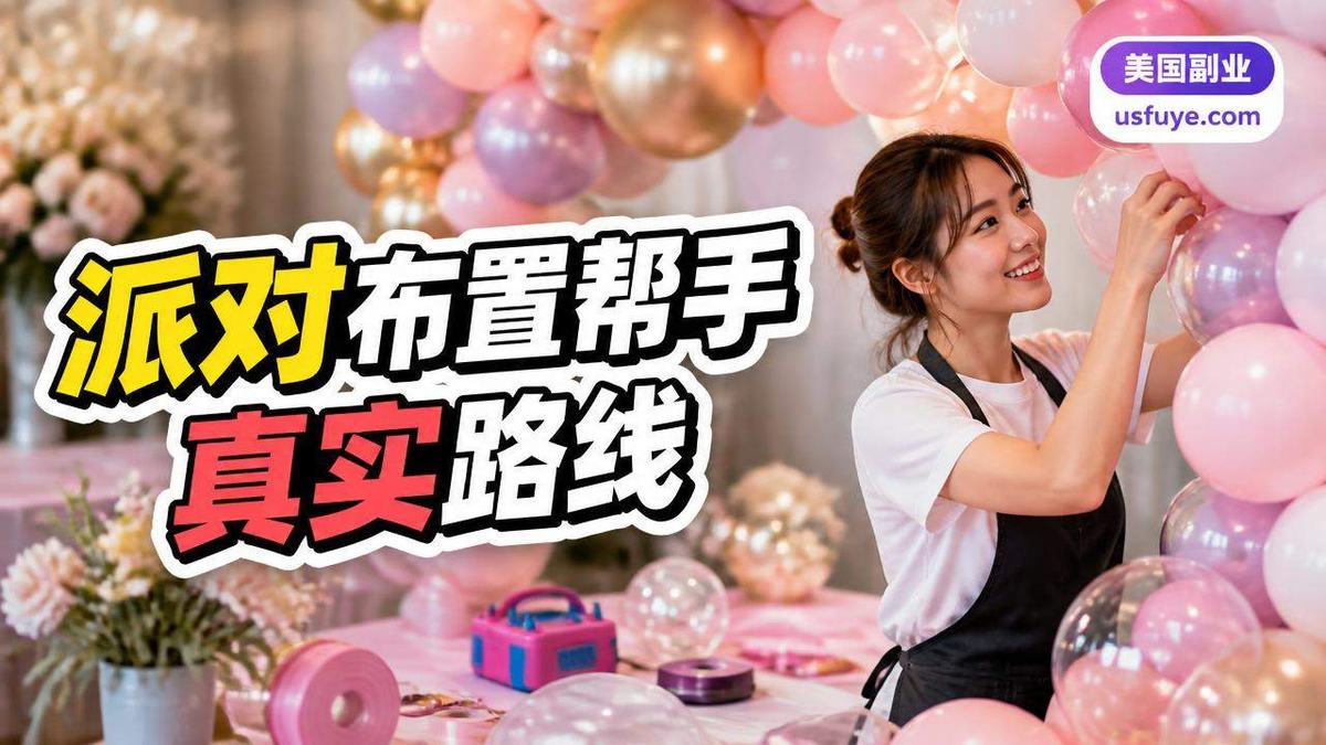 美国派对布置帮手副业怎么做:从小测试开始