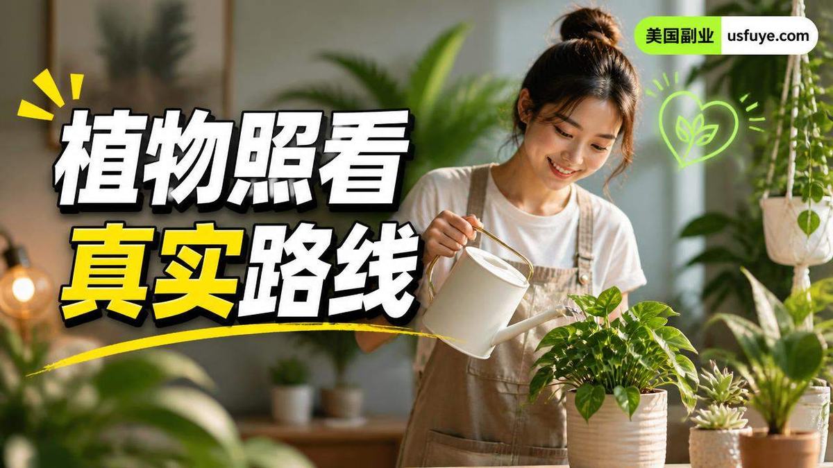 美国植物照看副业怎么做:从小测试开始