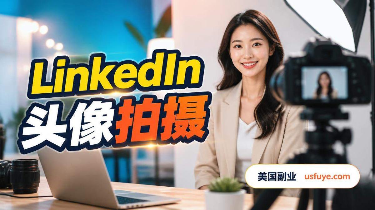 美国LinkedIn头像拍摄副业怎么做