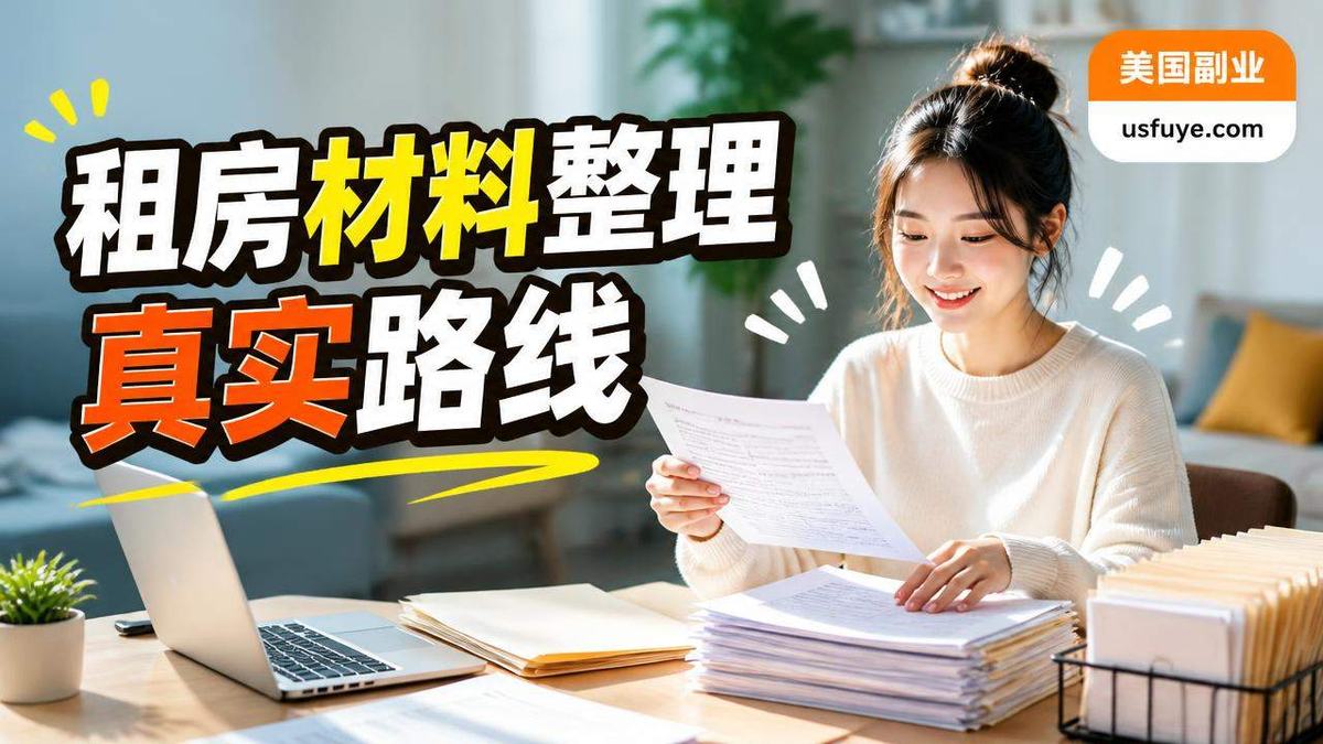 美国租房材料整理副业怎么做：从小测试开始