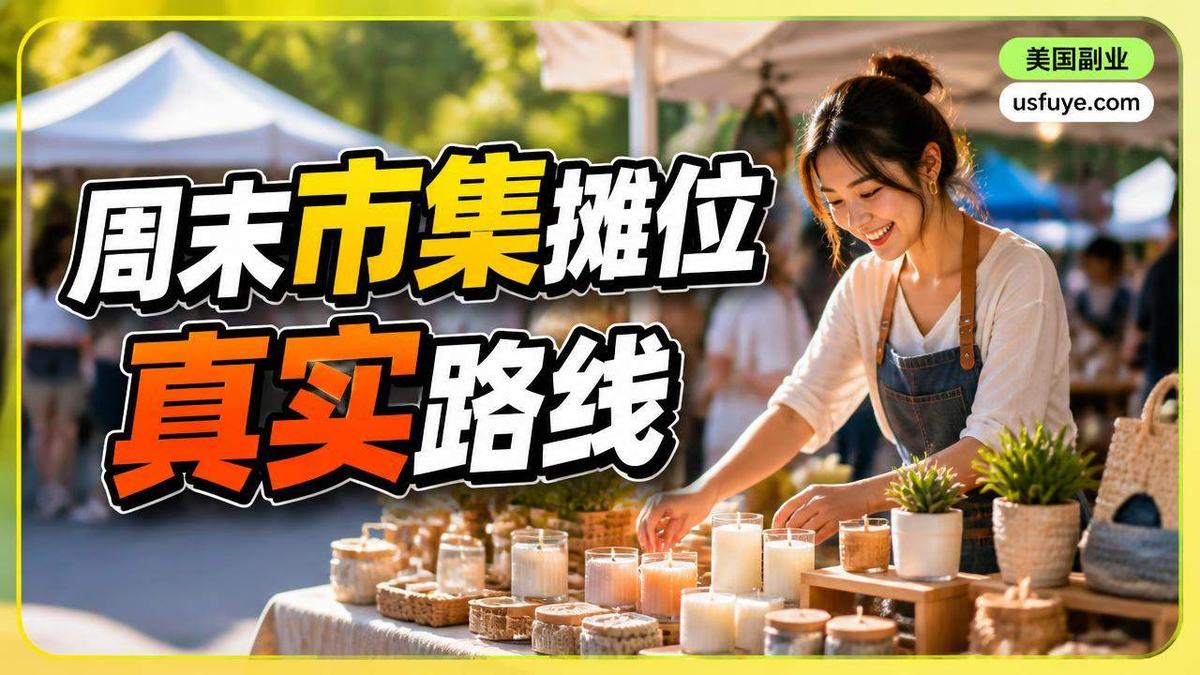 美国周末市集摊位副业怎么做:从小测试开始