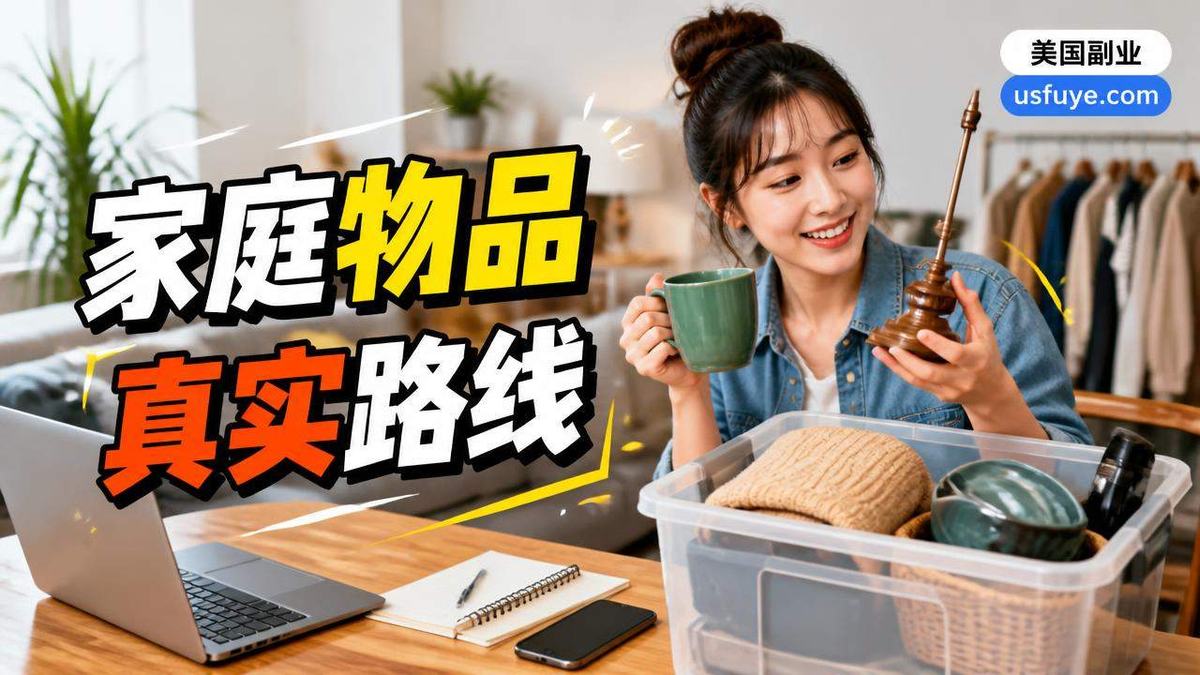 美国家庭物品清单副业怎么做：从小测试开始