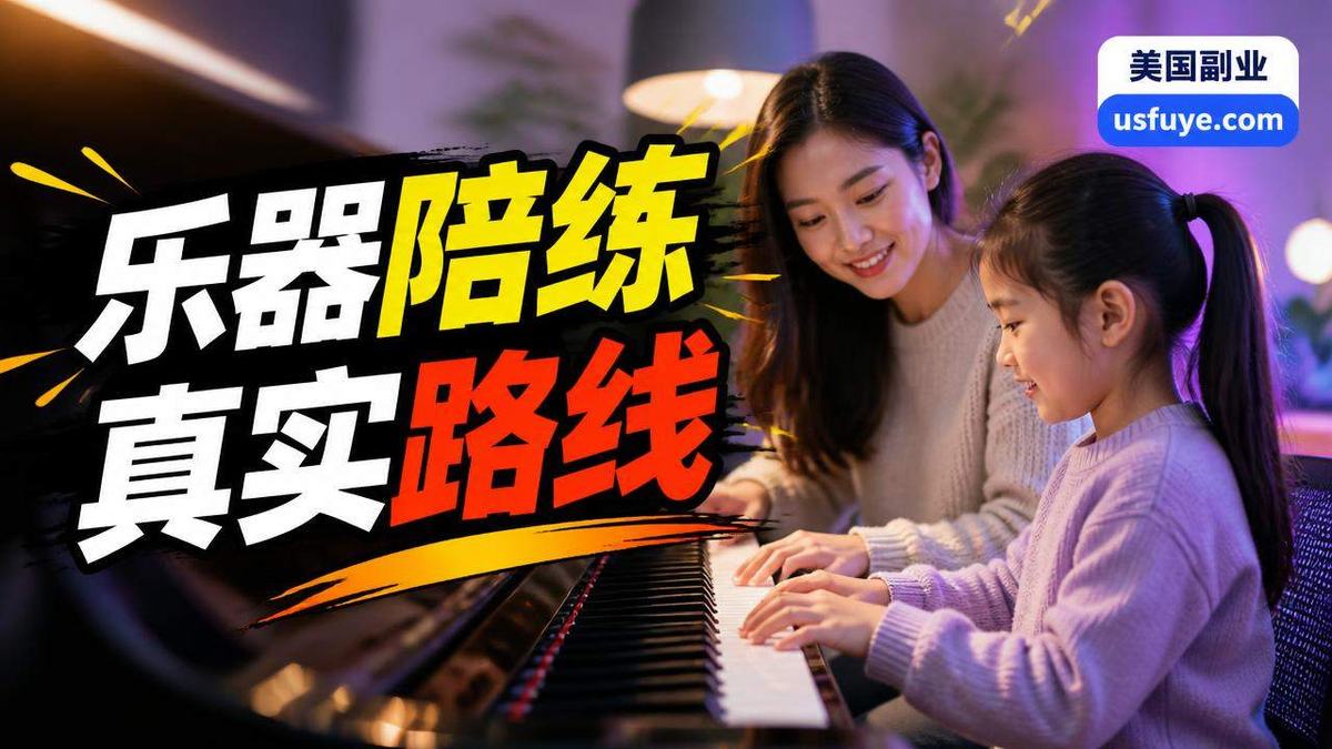 美国乐器陪练副业怎么做:从小测试开始
