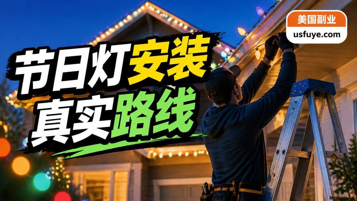 美国节日灯安装副业怎么做:从小测试开始