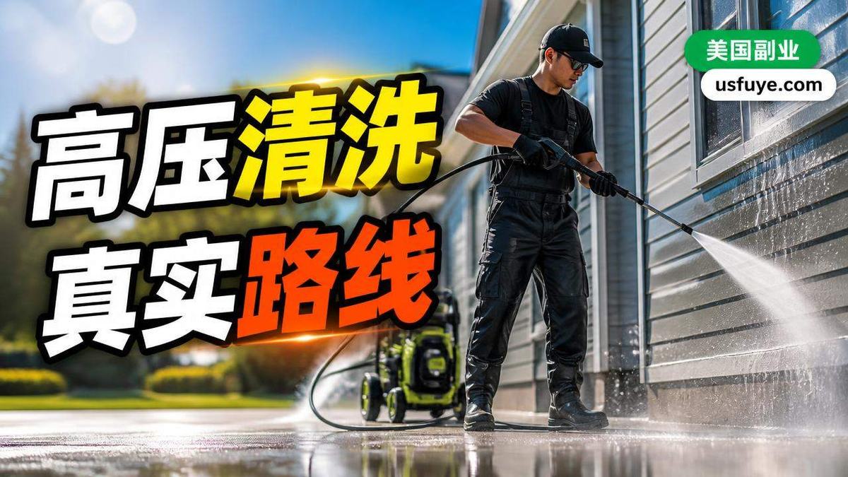 美国高压清洗副业怎么做:从小测试开始