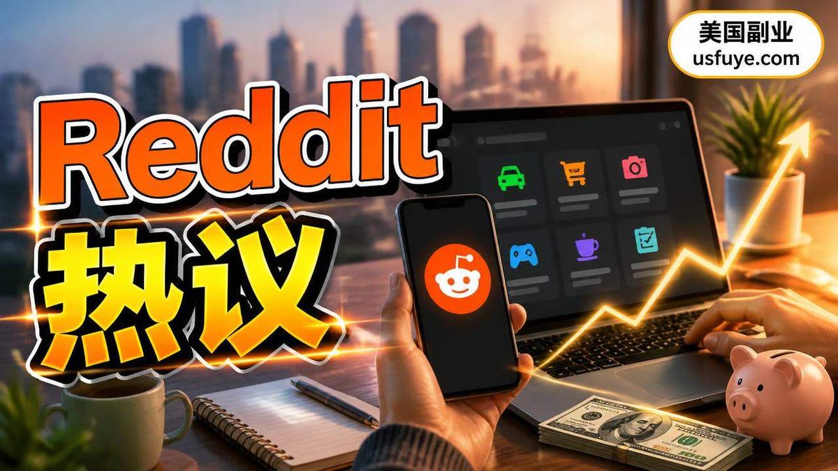 Reddit 热议:美国赚钱 App 和碎片收入里的「What part of your 副业 is 」值不值得试