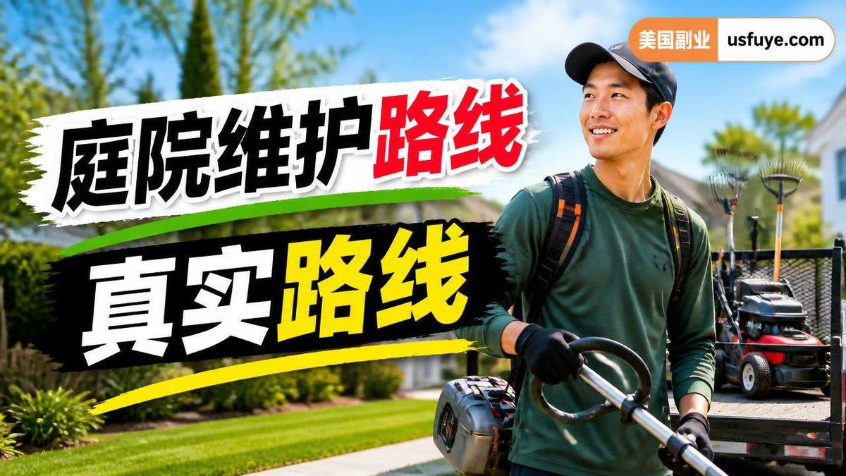 美国庭院维护路线小生意怎么开始