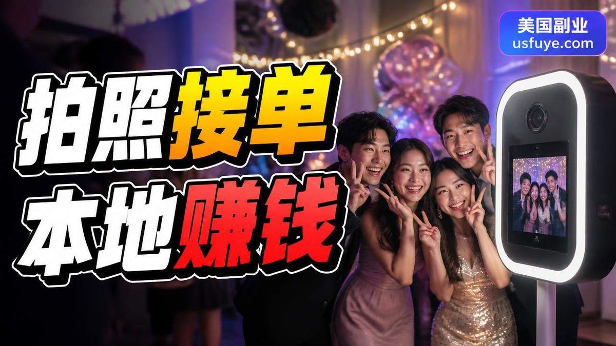 美国活动拍照亭副业怎么做：从小测试开始