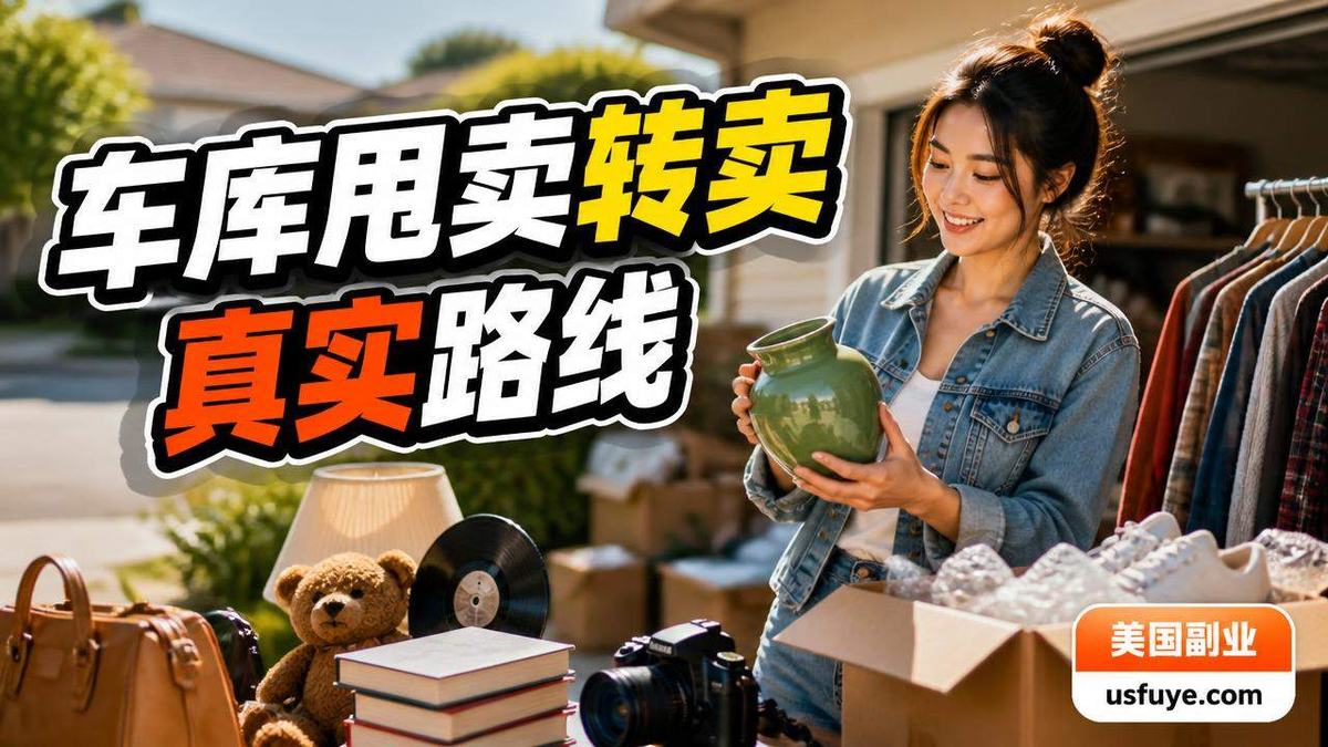 美国车库甩卖转卖副业怎么做:从小测试开始