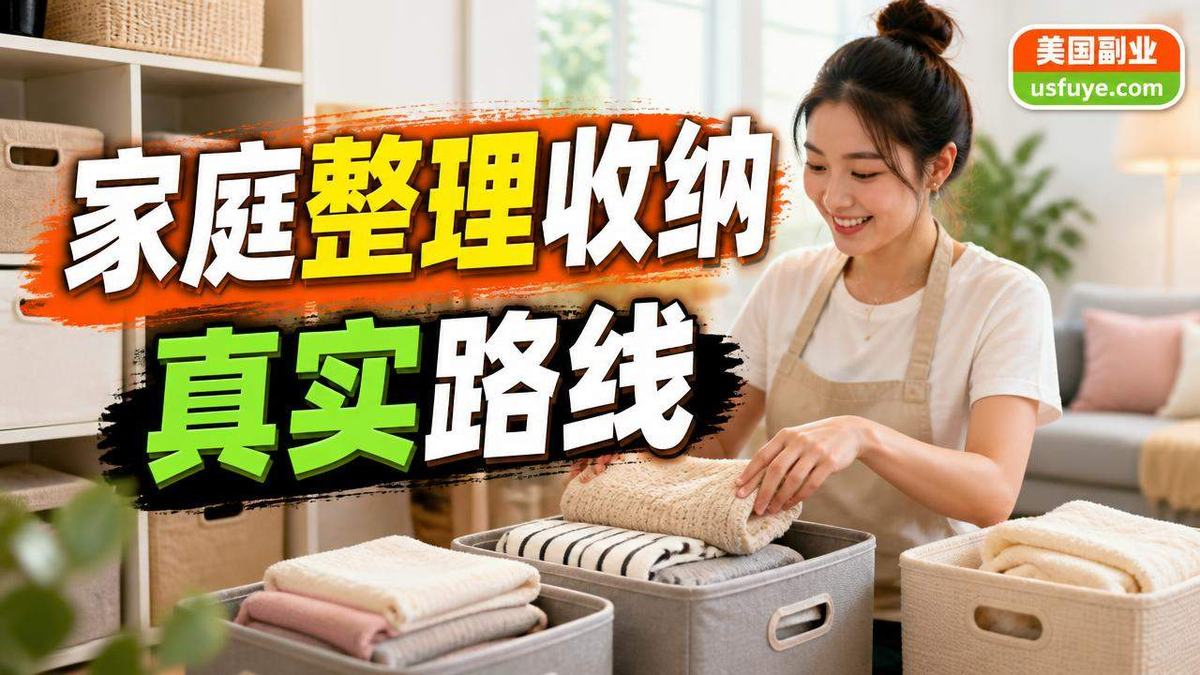 美国家庭整理收纳副业:从小测试开始的实用经验