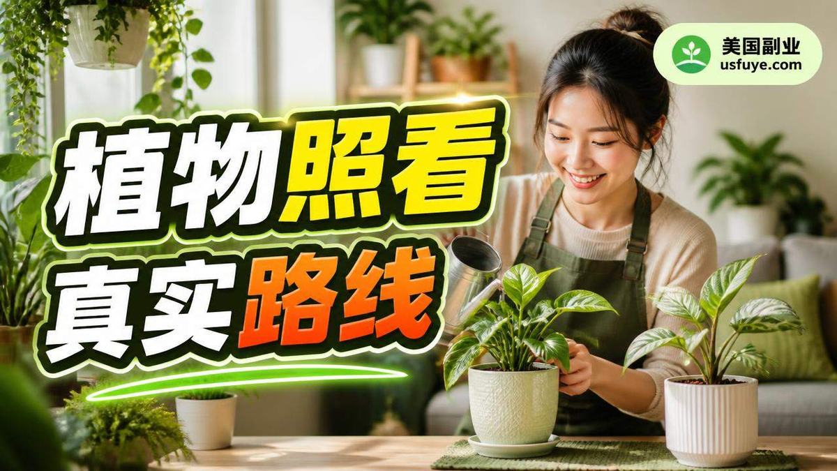 美国植物照看副业怎么做:从小测试开始