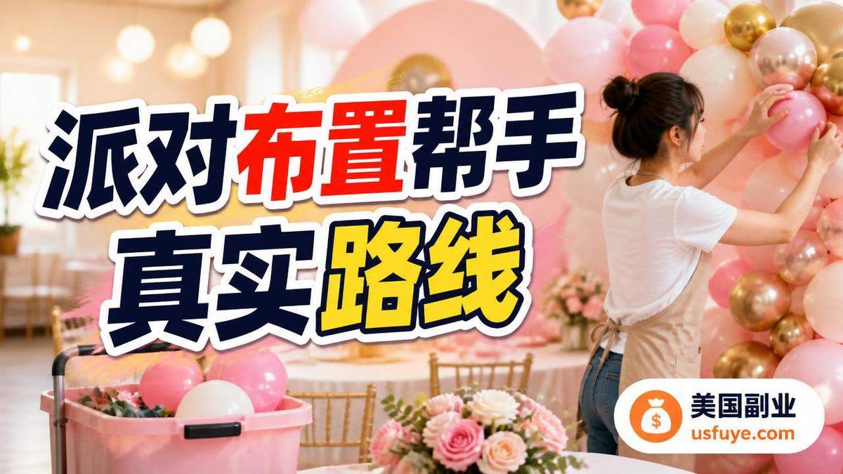 美国派对布置帮手副业怎么做：从小测试开始