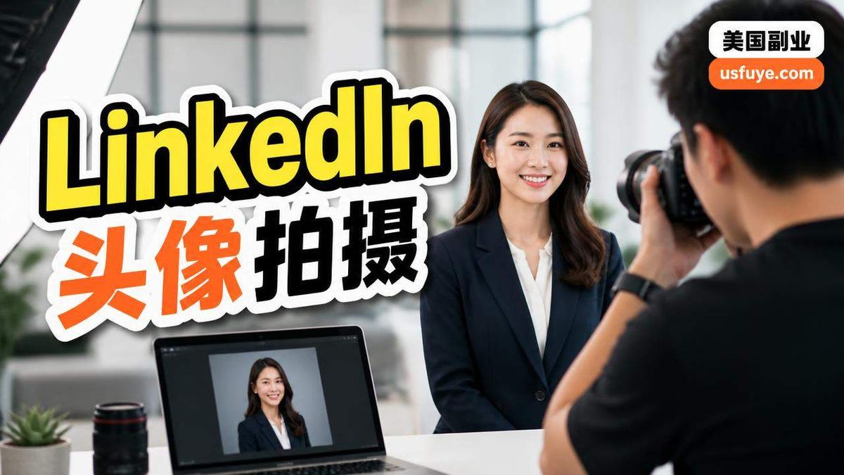 美国LinkedIn 头像拍摄副业怎么做：从小测试开始