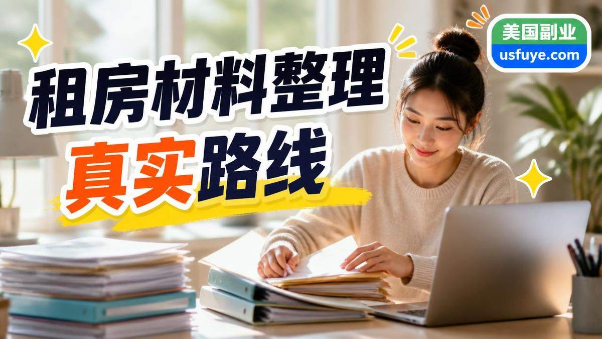 美国租房材料整理副业怎么做:从小测试开始