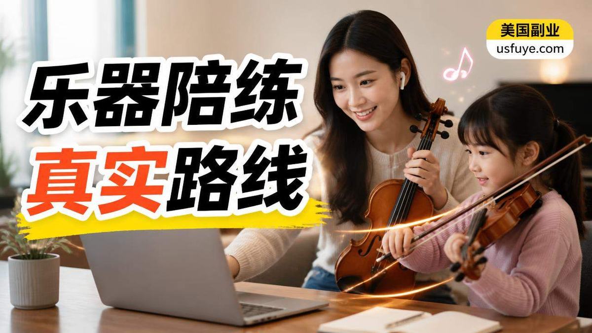 美国乐器陪练副业怎么做:从小测试开始