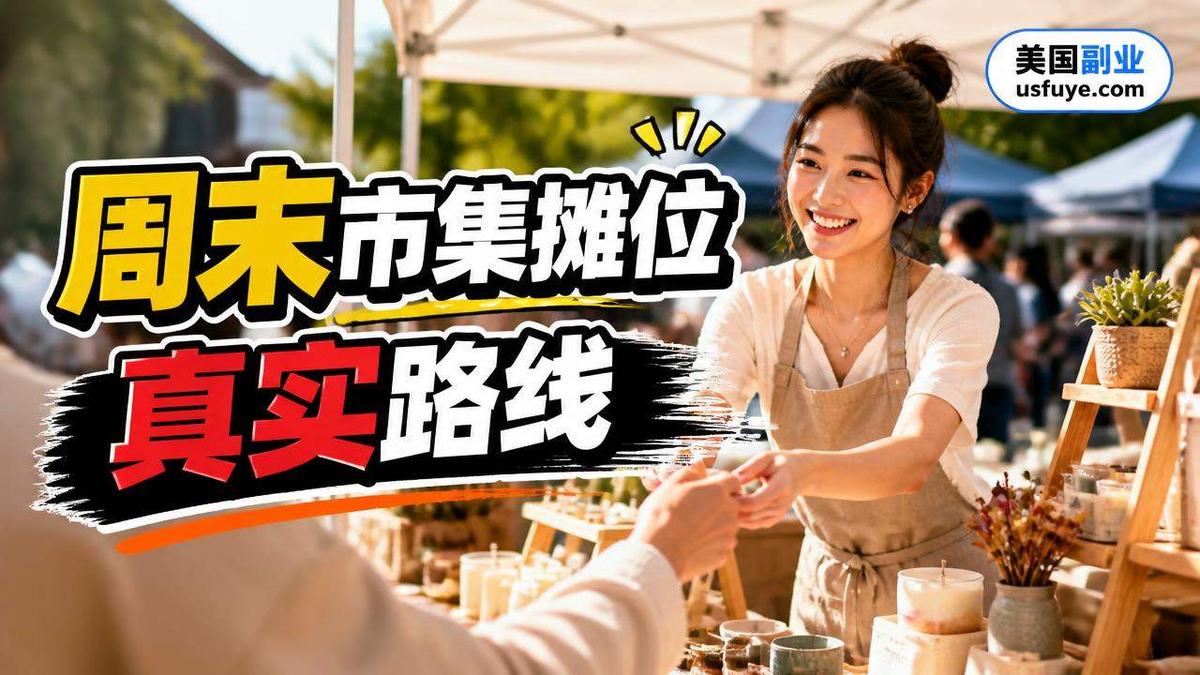 美国周末市集摊位副业怎么做：从小测试开始