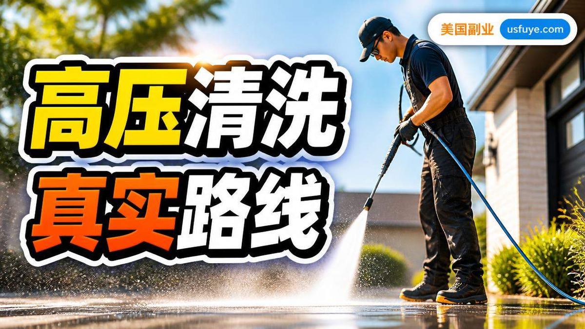 美国高压清洗副业怎么做:从小测试开始