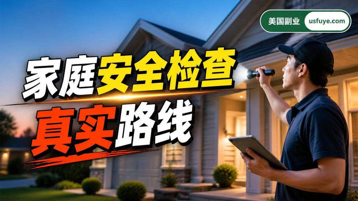 美国家庭安全检查副业怎么做：从小测试开始