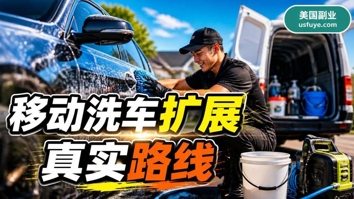 美国移动洗车扩展小生意怎么开始